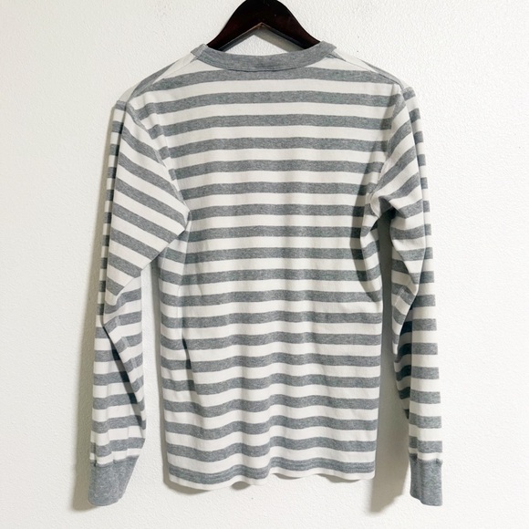 Hanna Andersson Organic Cotton Striped Long John Pajama Set - Picture 3 of 15